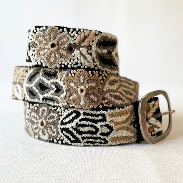 Peruvian Embroidered Wool Belts