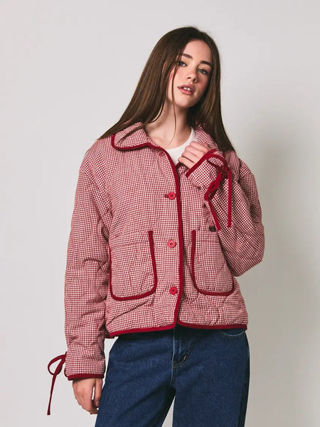Annie Gingham Jacket