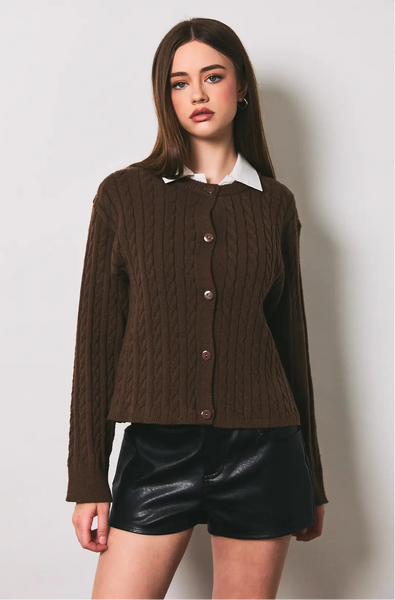 Bateman Brown Cardigan
