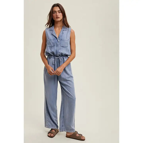 Briar Denim Jumpsuit