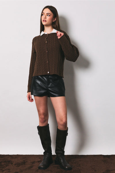 Bateman Brown Cardigan