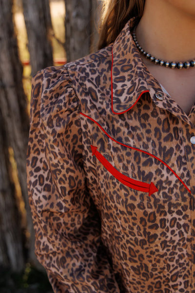 Leopard Western Shirt