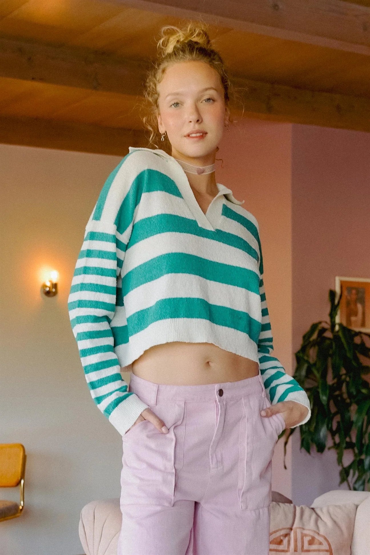 Lydia Bold Stripe Knit Sweater