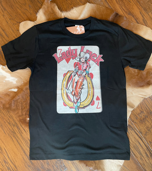 Western Lady Luck Graphic Tee