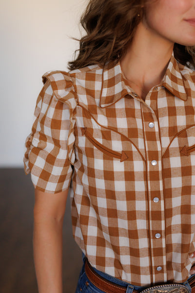 Bonnie Western Gingham Shirt