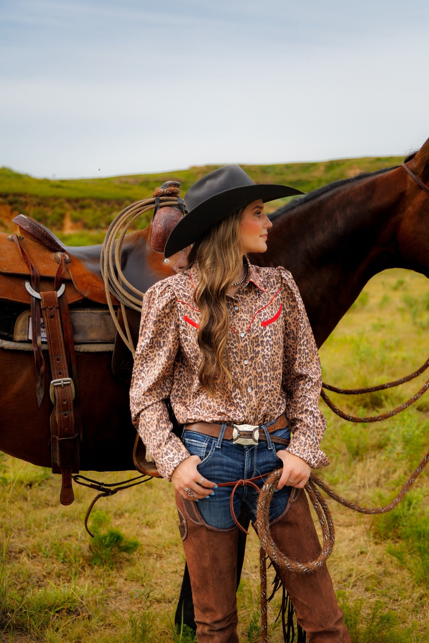 Leopard Western Shirt