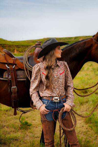 Leopard Western Shirt
