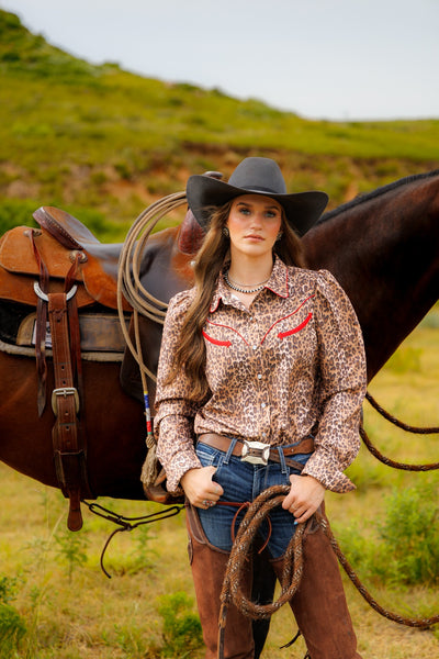 Leopard Western Shirt
