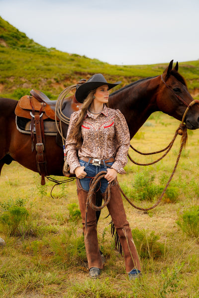 Leopard Western Shirt