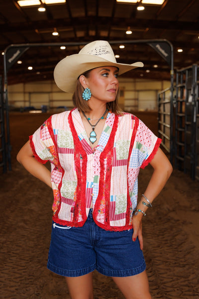Paloma Patchwork Blouse