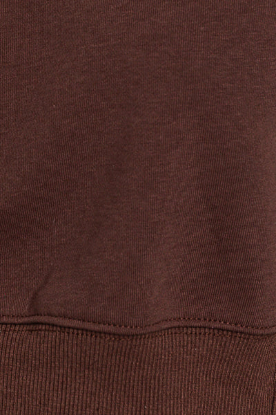 Tate Chocolate Crop Sweatshirt