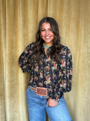 Kelsey Western Blouse