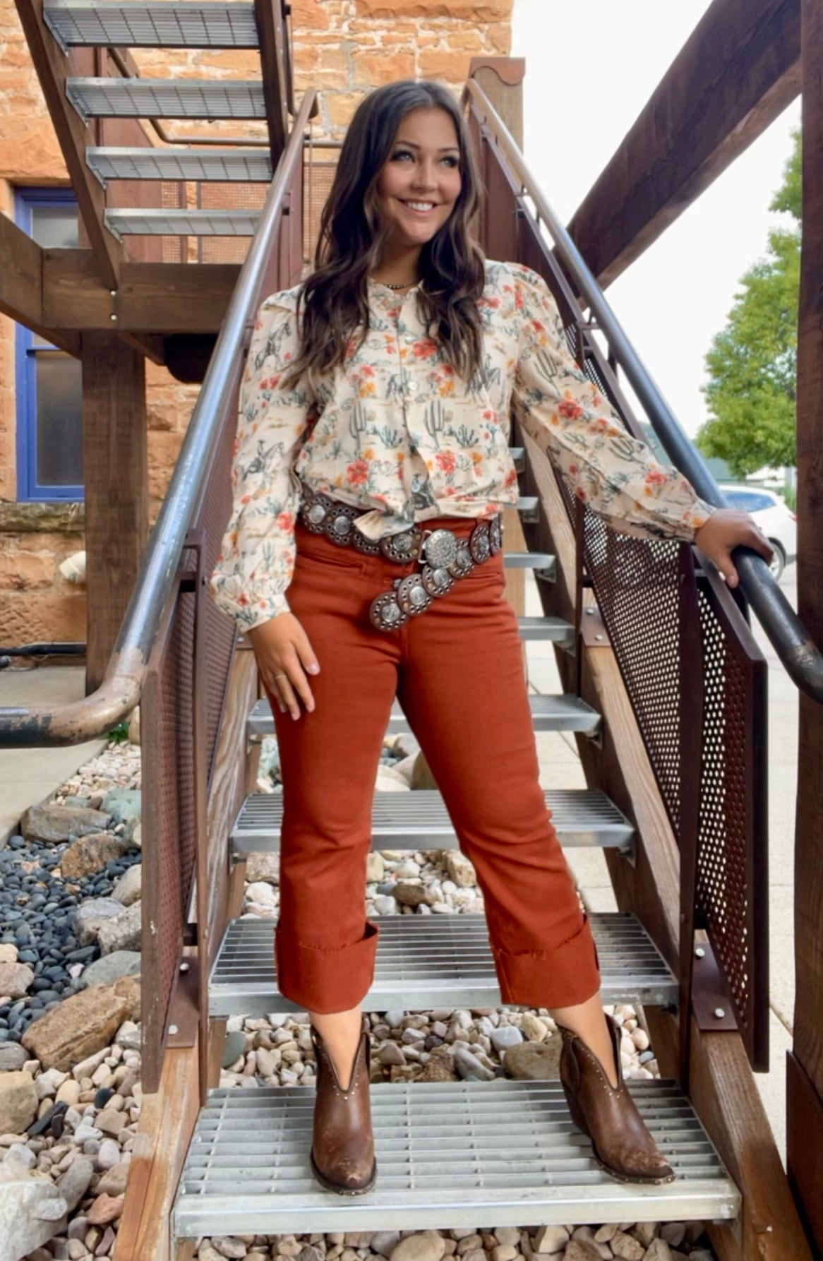 Cowboy Rose Western Shirt