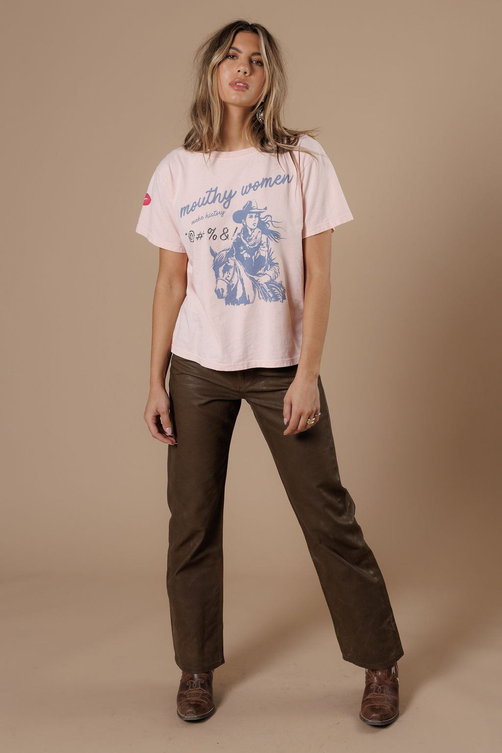 Mouthy Women Western Tee