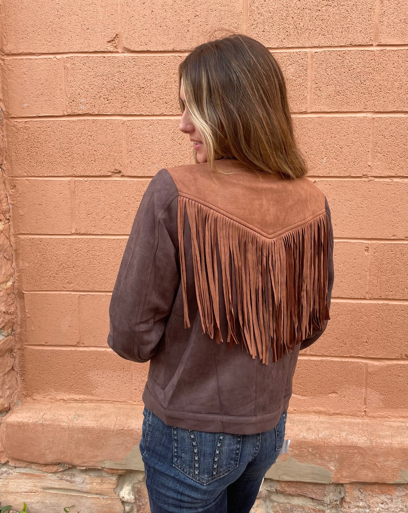 Tobie Faux Suede Jacket