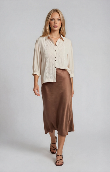 Saratoga Lace Applique Blouse