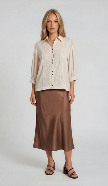 Saratoga Lace Applique Blouse