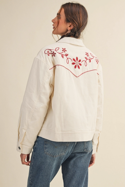 Larsen Embroidered Cord Jacket