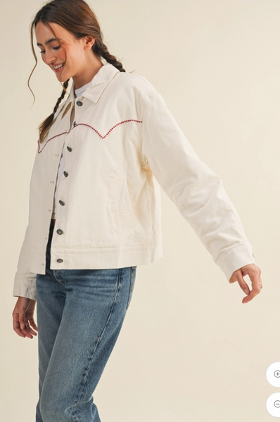 Larsen Embroidered Cord Jacket