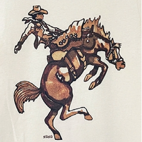 Brown Bronc Graphic Tee