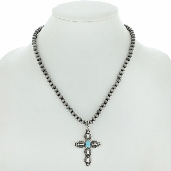 navajo pearl cross necklace