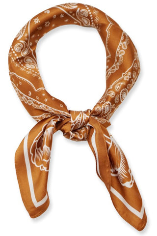 classic copper bandanna scarf copper