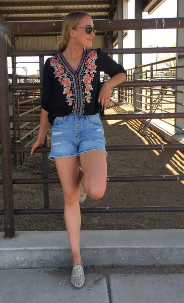 kancan lorraine ultra high rise shorts
