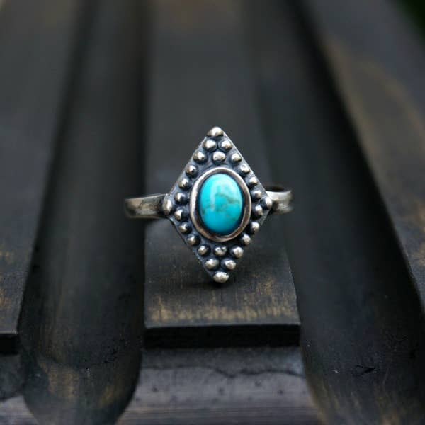 chloe turquoise ring