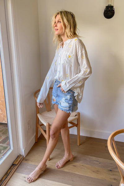 stars & stripes boyfriend shirt