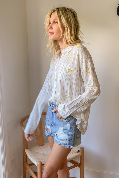 stars & stripes boyfriend shirt