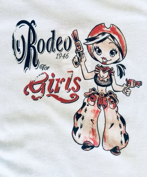 rodeo for girls graphic tee