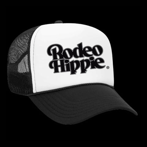 rodeo hippie trucker hat