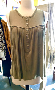 olive tank top s