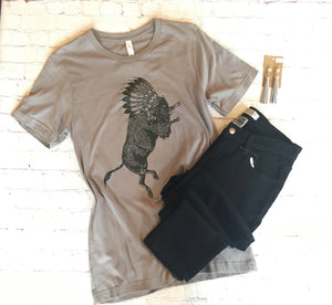 dancing buffalo tee