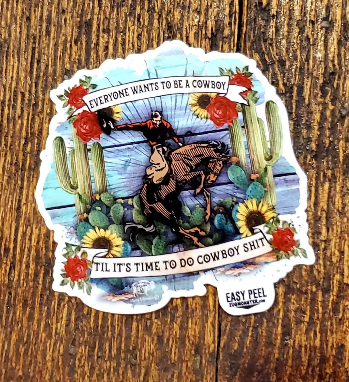 "Cowboy Shit" Sticker