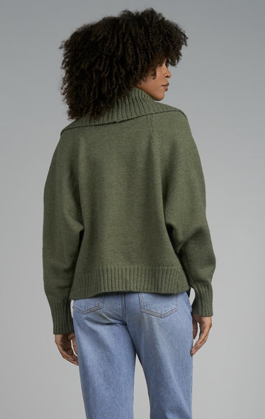 elan olive sweater set